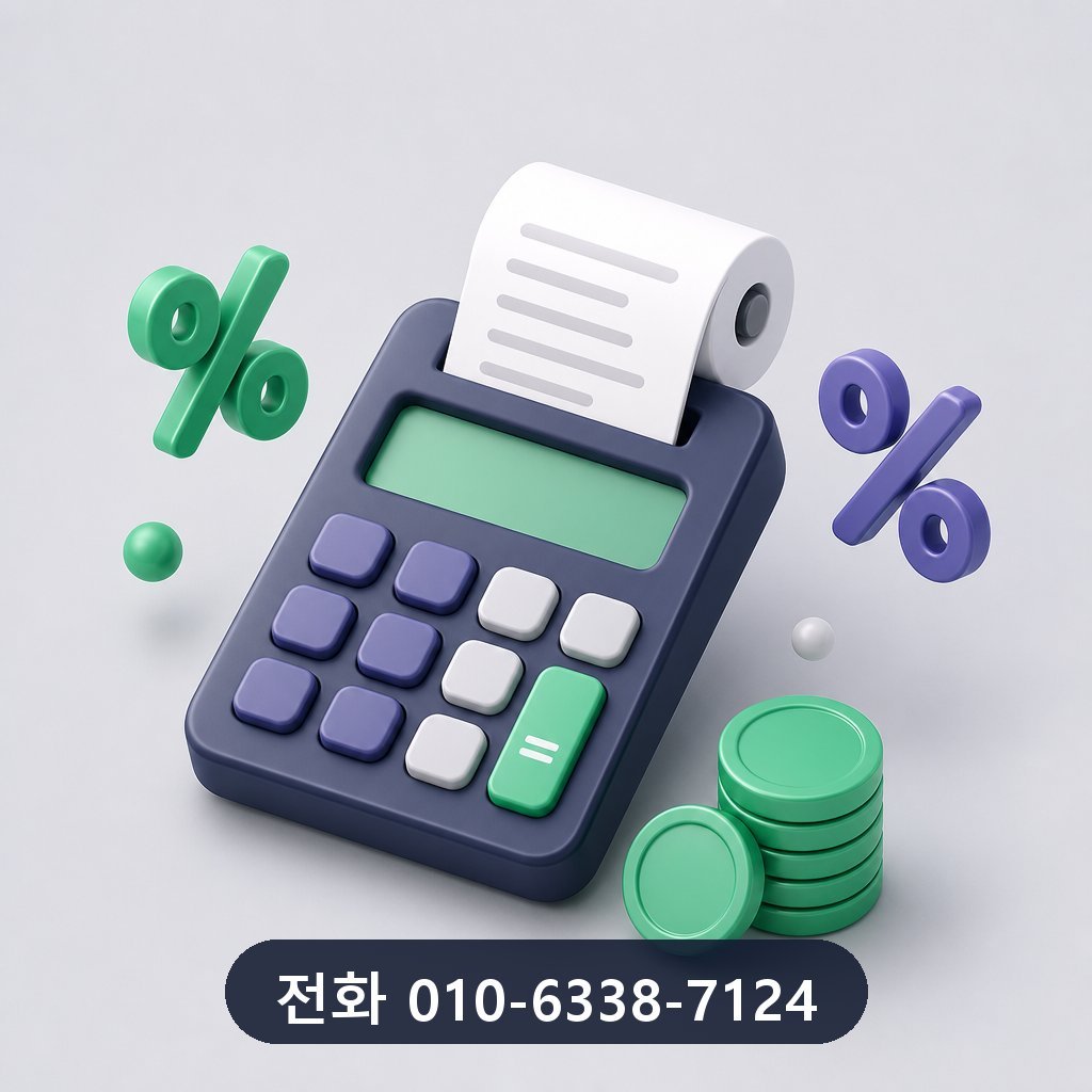 카드깡 수수료 안내 이미지 · 문의 010-6338-7124